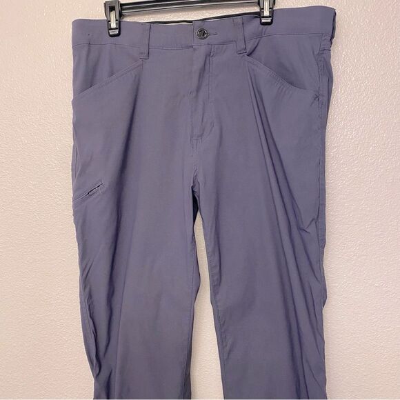 Orvis gray Trek pants nylon stretch Pants uniform work hike gorpcore 36x30 - Picture 3 of 11